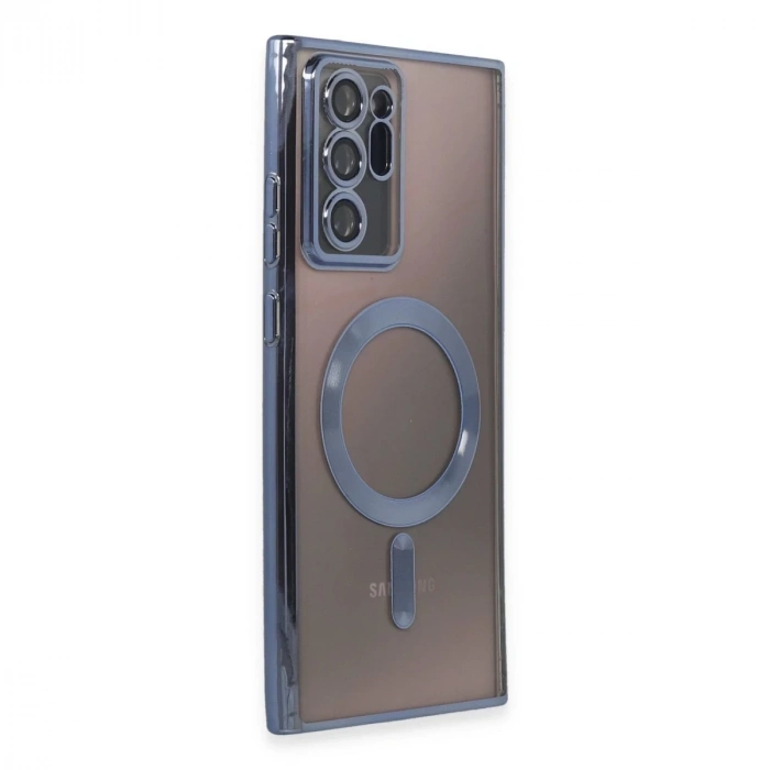 Samsung Galaxy Note 20 Ultra Kılıf Kross Magneticsafe Kapak - Sierra Blue