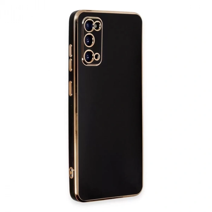 Samsung Galaxy S20 Kılıf Volet Silikon - Siyah