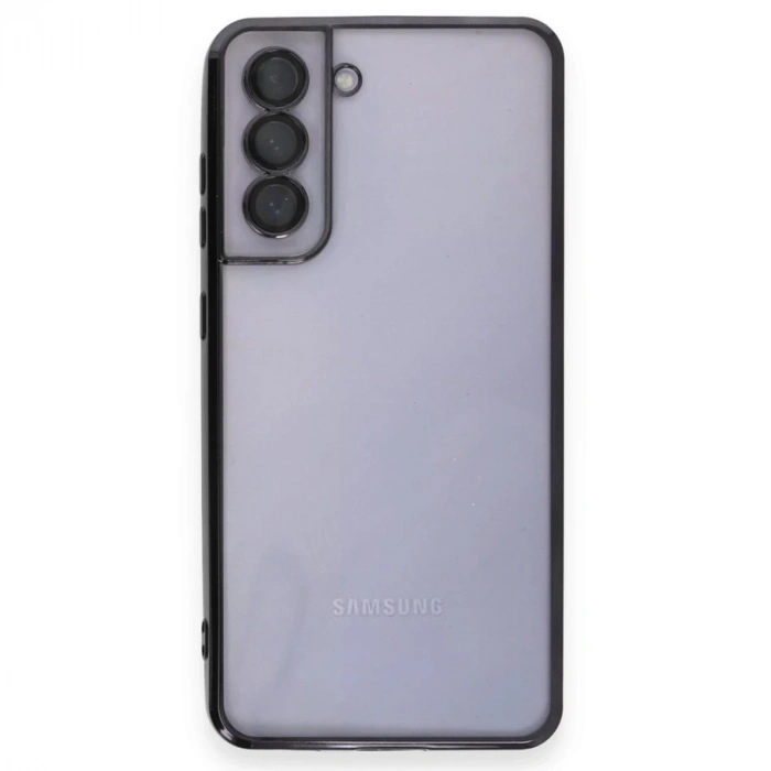 Samsung Galaxy S21 Fe Kılıf Razer Lensli Silikon - Siyah