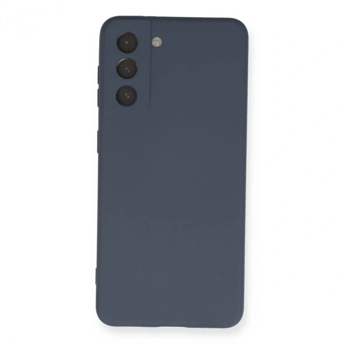 Samsung Galaxy S21 Kılıf Nano İçi Kadife Silikon - Gri