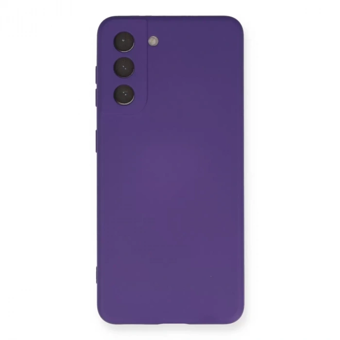 Samsung Galaxy S21 Kılıf Nano İçi Kadife Silikon - Mor