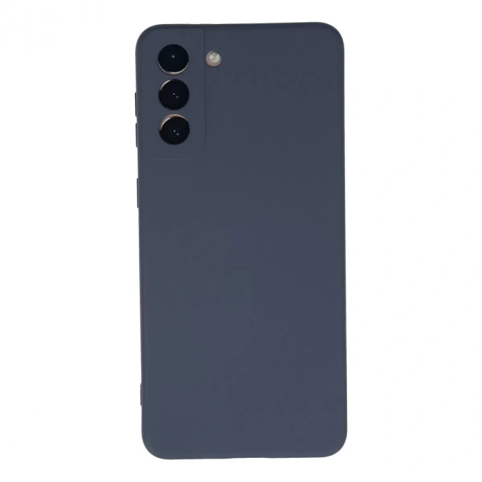 Samsung Galaxy S21 Plus Kılıf Nano İçi Kadife Silikon - Gri
