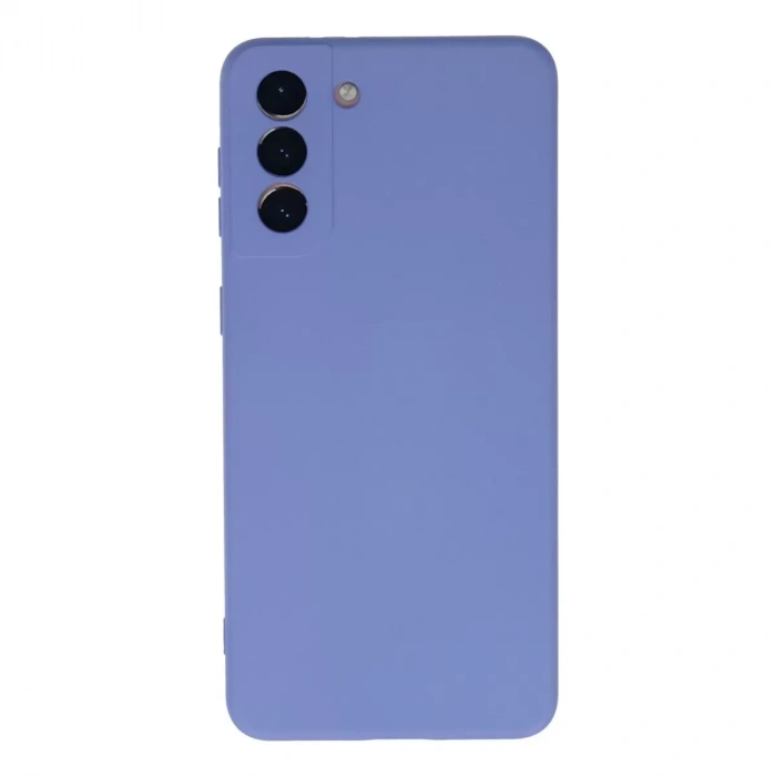 Samsung Galaxy S21 Plus Kılıf Nano İçi Kadife Silikon - Lila