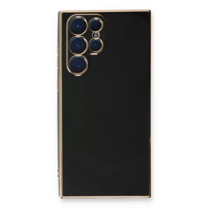 Samsung Galaxy S22 Ultra Kılıf Volet Silikon - Siyah
