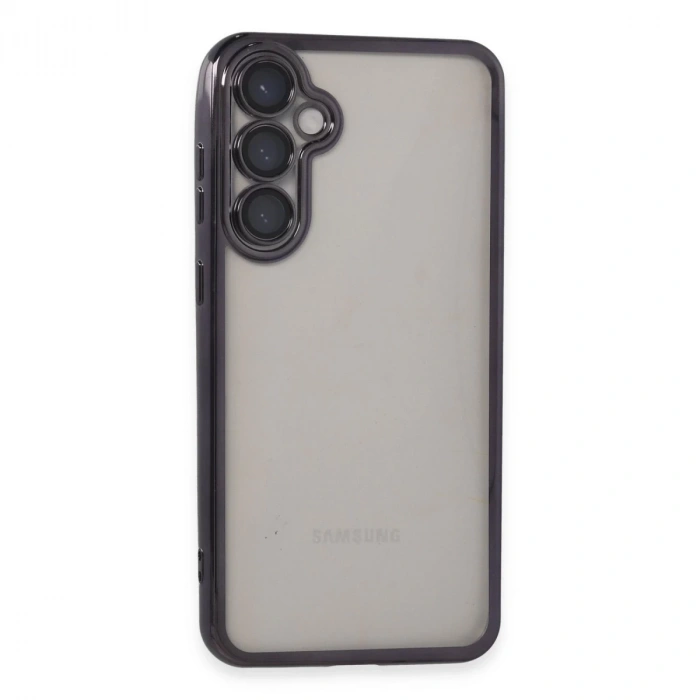 Samsung Galaxy S23 Fe Kılıf Razer Lensli Silikon - Mor