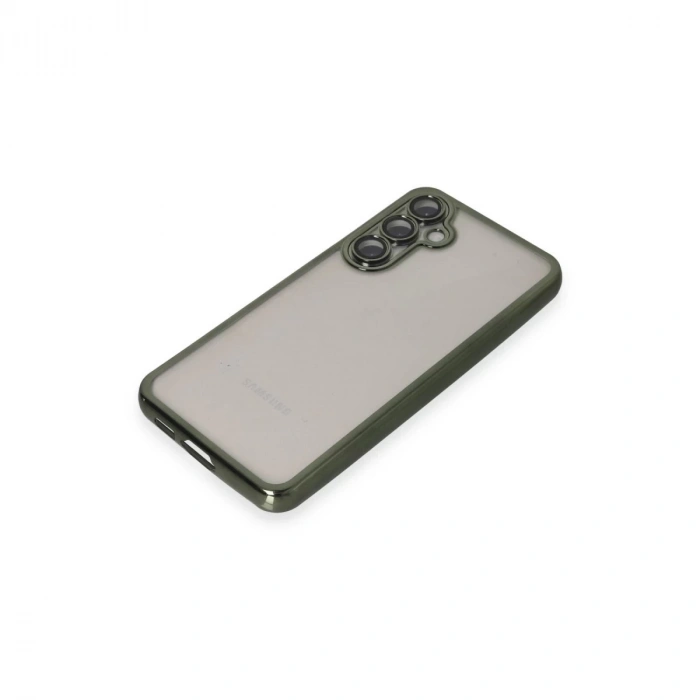 Samsung Galaxy S23 Fe Kılıf Razer Lensli Silikon - Yeşil