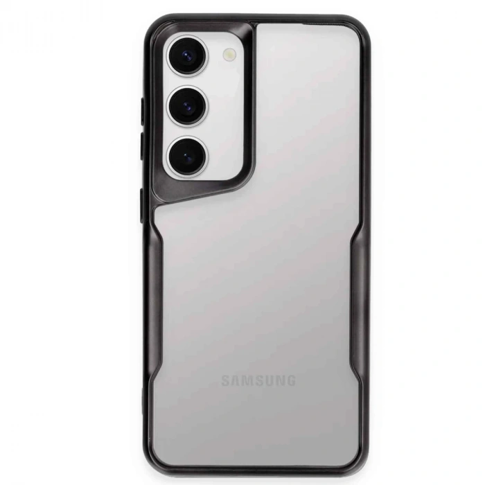 Samsung Galaxy S23 Kılıf Boyi Silikon Kapak - Siyah