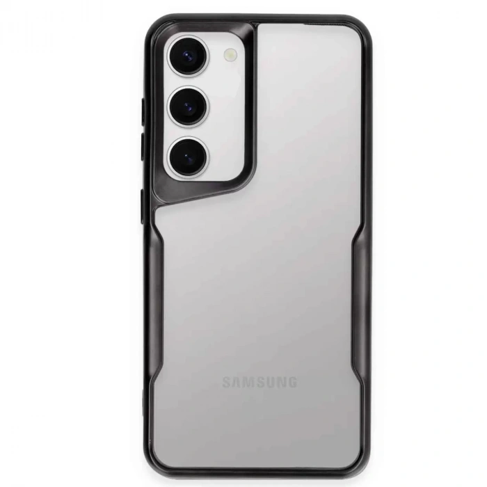 Samsung Galaxy S23 Kılıf Boyi Silikon Kapak - Siyah