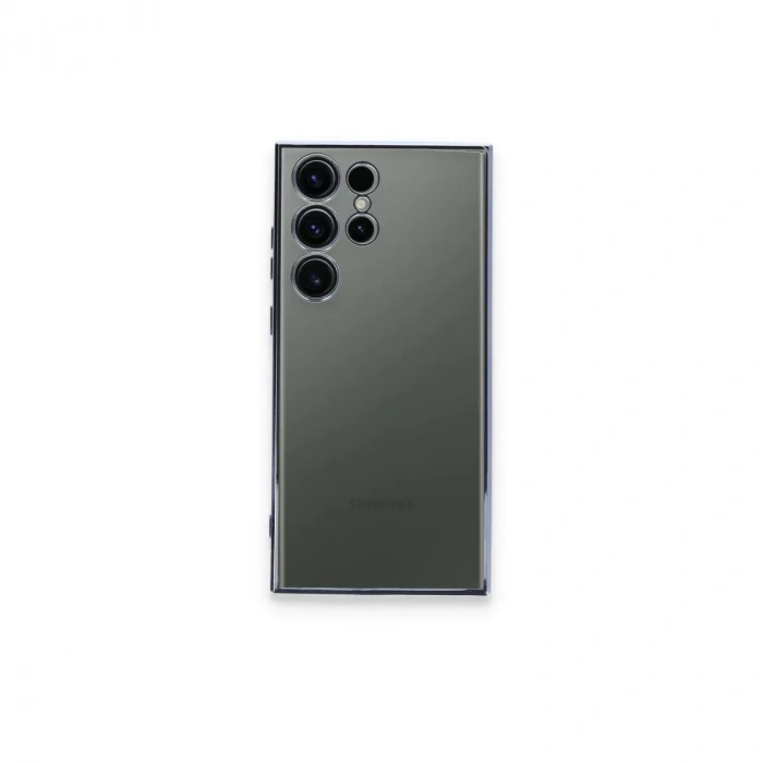 Samsung Galaxy S23 Ultra Kılıf Razer Lensli Silikon - Açık Mavi