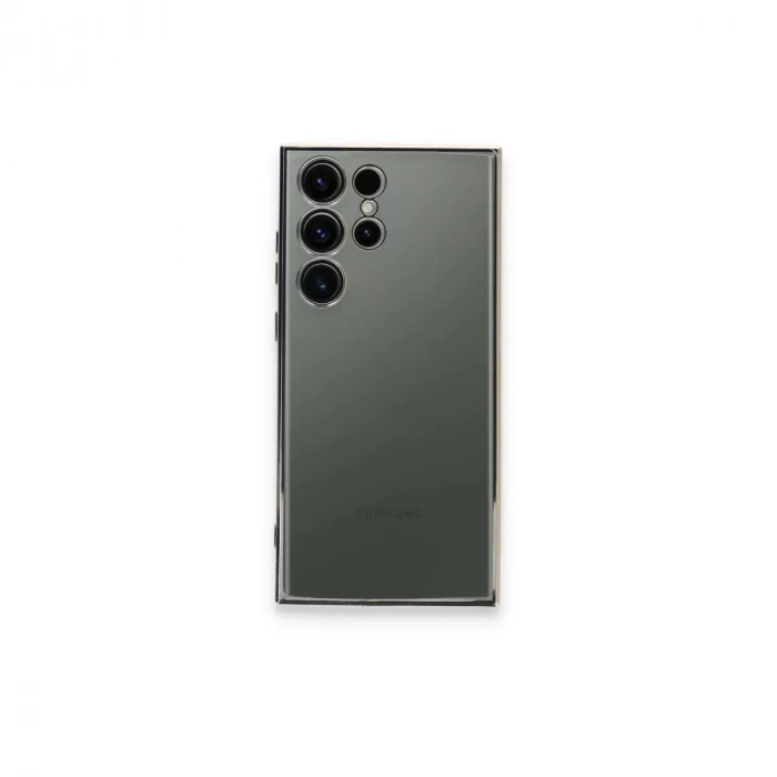 Samsung Galaxy S23 Ultra Kılıf Razer Lensli Silikon - Gold