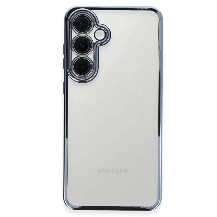 Samsung Galaxy S24 Fe Kılıf Razer Lensli Silikon - Lacivert