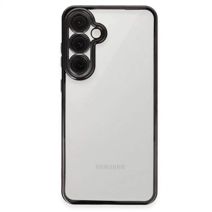 Samsung Galaxy S24 Fe Kılıf Razer Lensli Silikon - Siyah