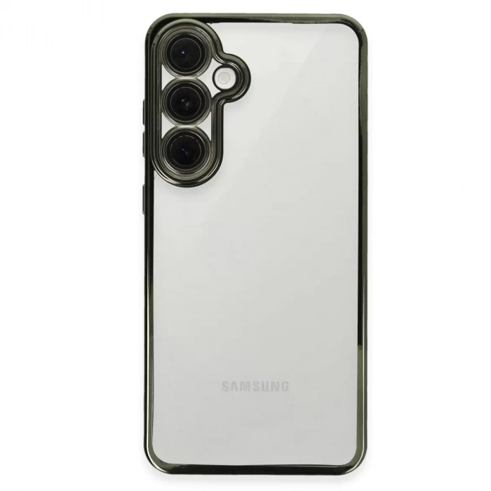 Samsung Galaxy S24 Fe Kılıf Razer Lensli Silikon - Yeşil