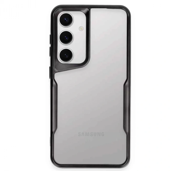 Samsung Galaxy S24 Kılıf Boyi Silikon Kapak - Siyah