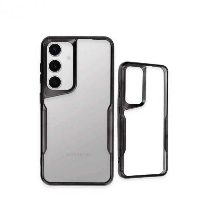 Samsung Galaxy S24 Kılıf Boyi Silikon Kapak - Siyah