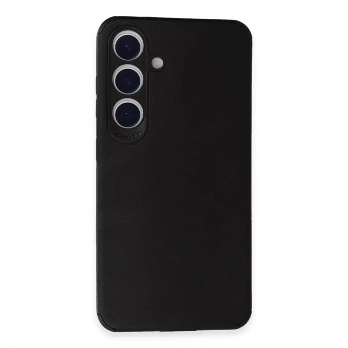 Samsung Galaxy S24 Kılıf Loop Deri Silikon - Siyah