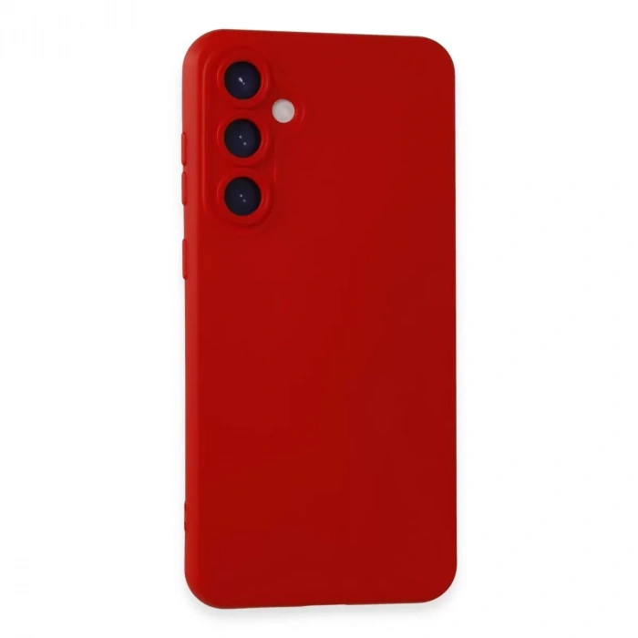 Samsung Galaxy S24 Kılıf Nano İçi Kadife Silikon - Kırmızı