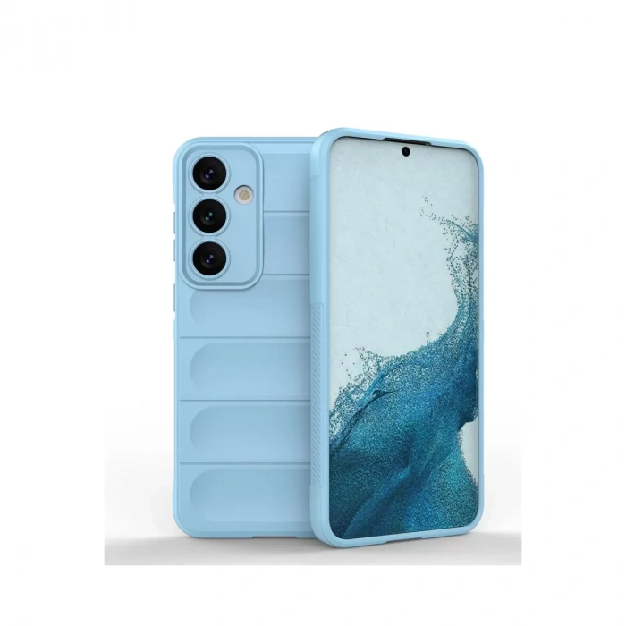 Samsung Galaxy S24 Kılıf Optimum Silikon - Sky Blue