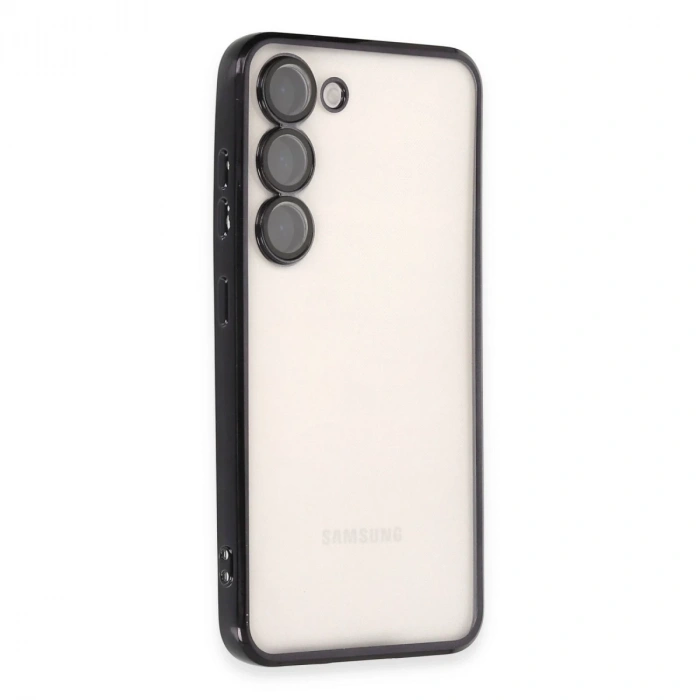 Samsung Galaxy S24 Kılıf Razer Lensli Silikon - Siyah