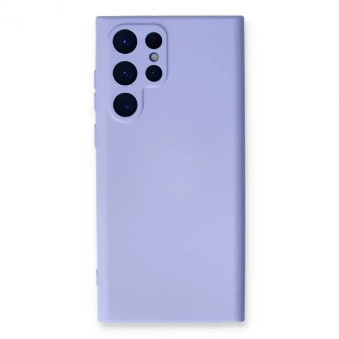 Samsung Galaxy S24 Ultra Kılıf Nano İçi Kadife Silikon - Lila