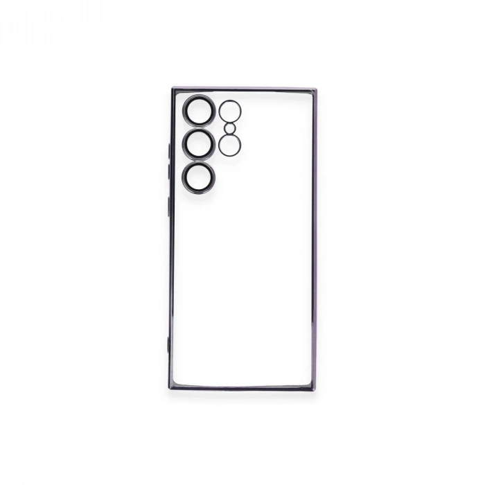 Samsung Galaxy S24 Ultra Kılıf Razer Lensli Silikon - Siyah