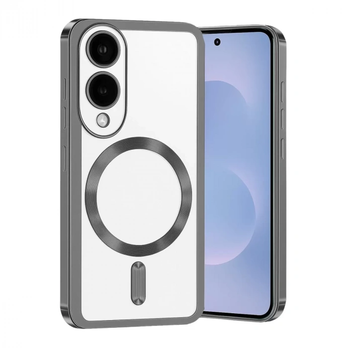Samsung Galaxy S25 Edge Kross Magneticsafe Kapak - Titan Gri