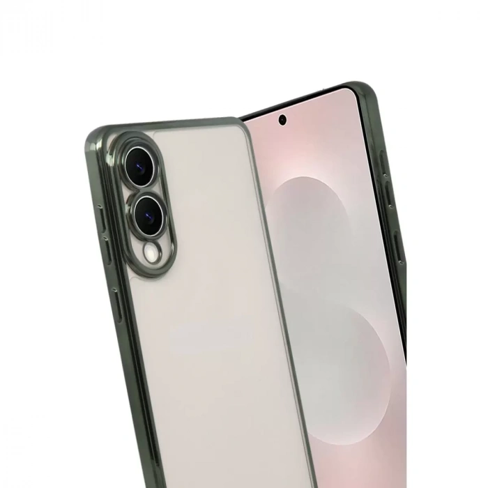 Samsung Galaxy S25 Edge Razer Lensli Silikon - Yeşil