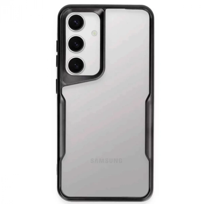 Samsung Galaxy S25 Kılıf Boyi Silikon Kapak - Siyah