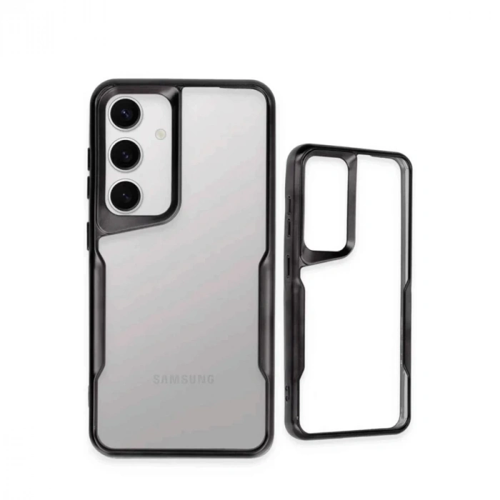 Samsung Galaxy S25 Kılıf Boyi Silikon Kapak - Siyah