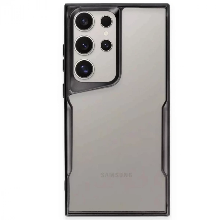 Samsung Galaxy S25 Ultra Kılıf Boyi Silikon Kapak - Siyah