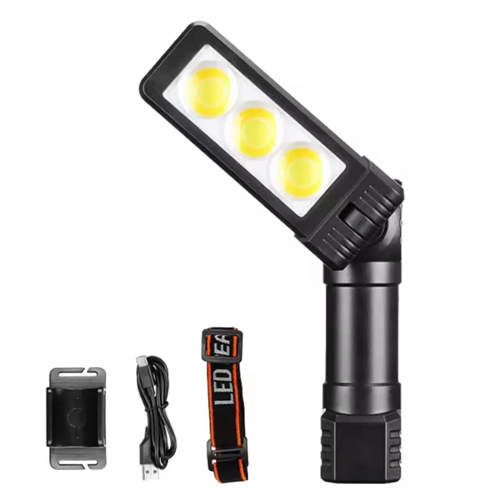 Şarjlı Mıknatıslı Çalışma Lambası | Kafa Işığı & LED Aydınlatma WT-706