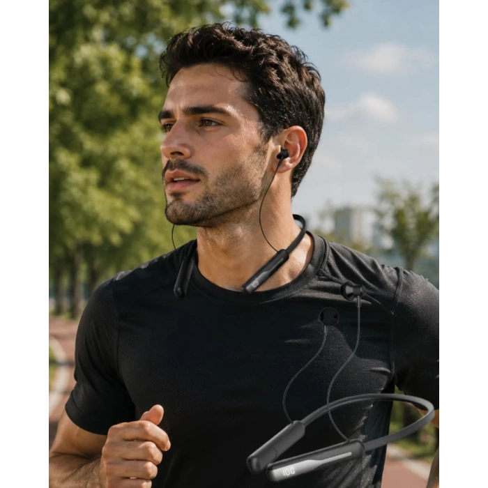 Ses Değiştirme Özellikli Boyun Askılı Bluetooth Spor Kulaklığı