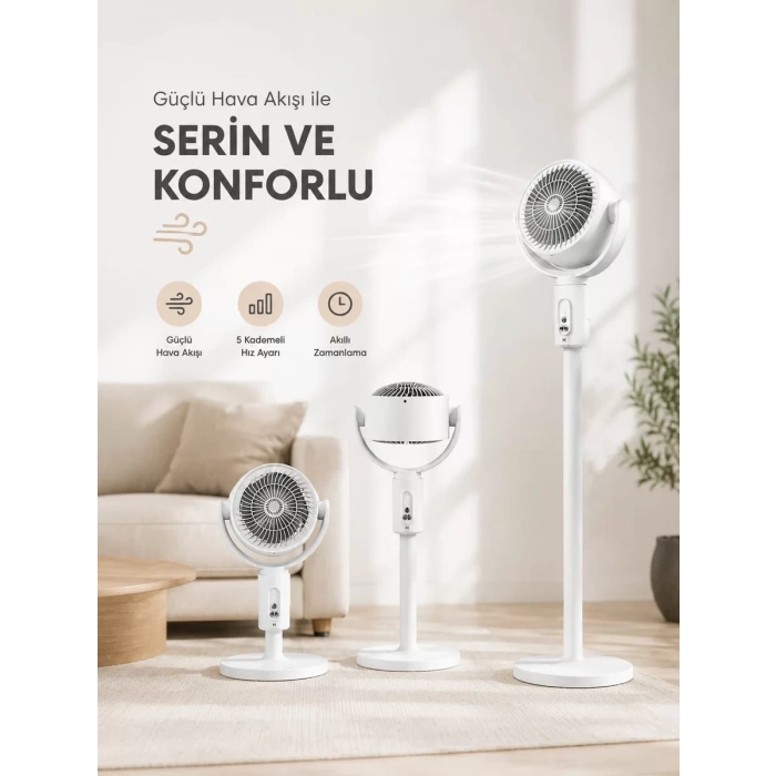 Sessiz Çalışma Özelliğiyle Rahat Kullanım Sunan Dikey Vantilatör