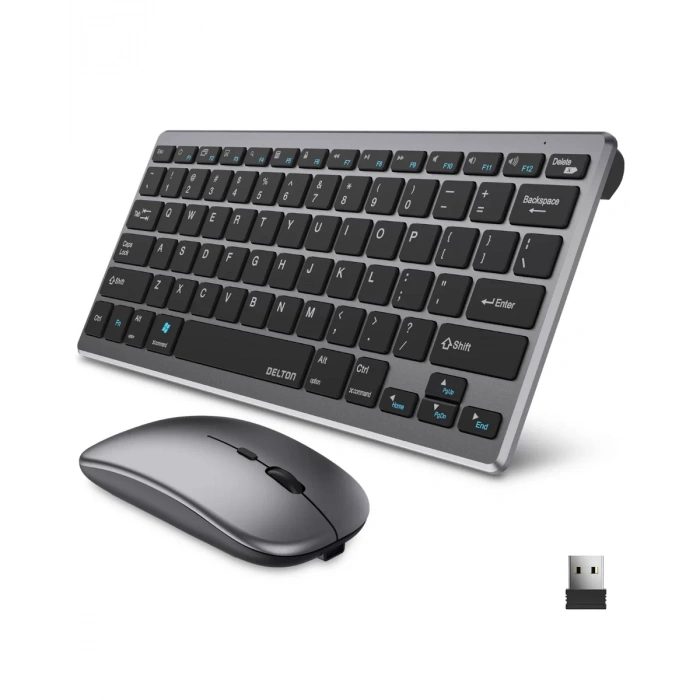 Sessiz Kullanım Sunan Bluetooth Klavye Mouse Seti Çoklu Cihaz Uyumlu