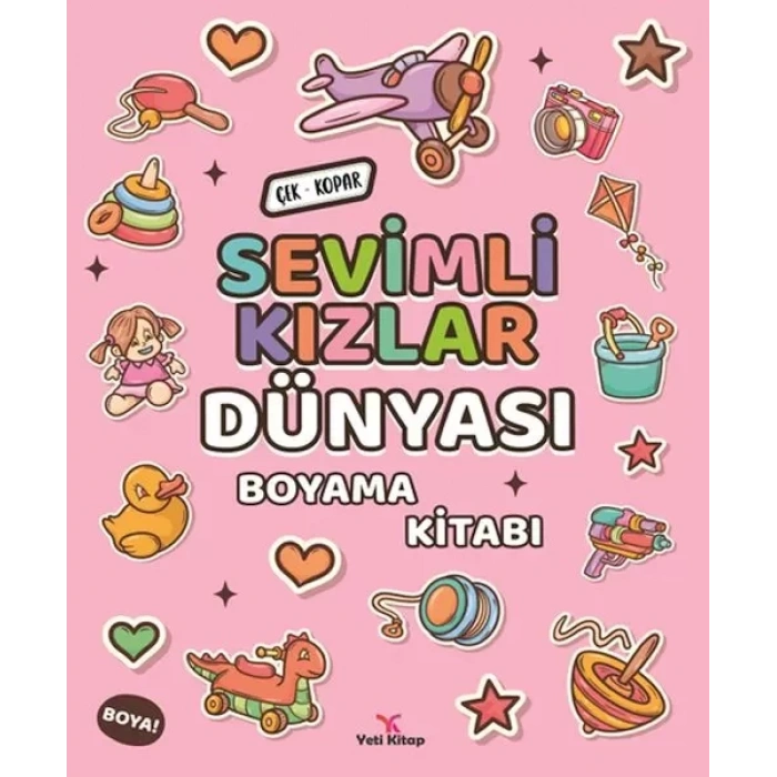 Sevimli Kızlar Dünyası Boyama Kitabı