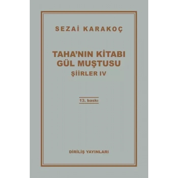 Şiirler 4 - Tahanın Kitabı  Muştusu