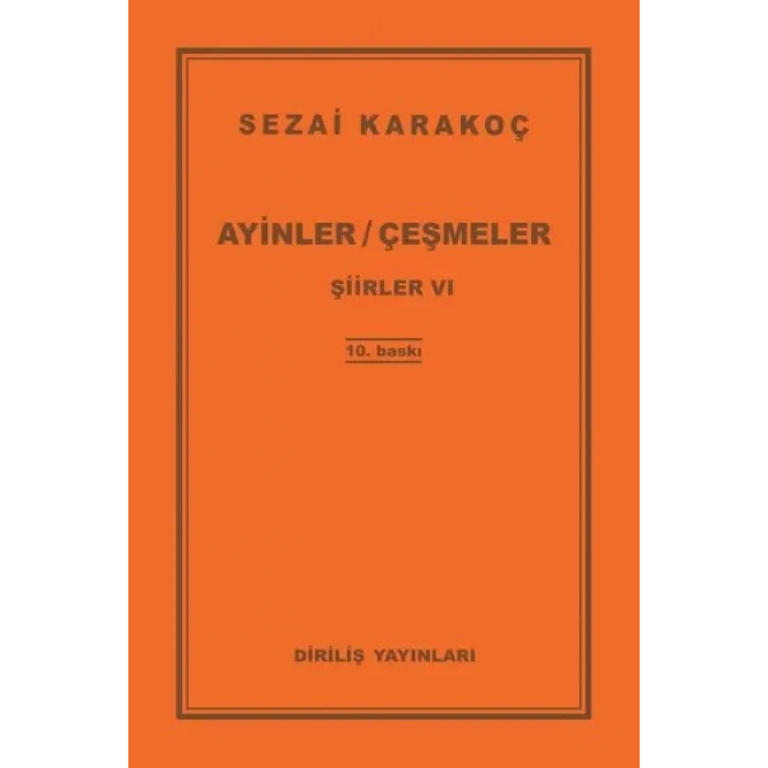 Şiirler 6 - Ayinler Çeşmeler