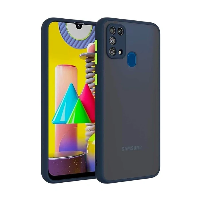 SM Galaxy A21S (SM-A217) Kamera Korumalı Premium Silikon Kılıf-(5775)