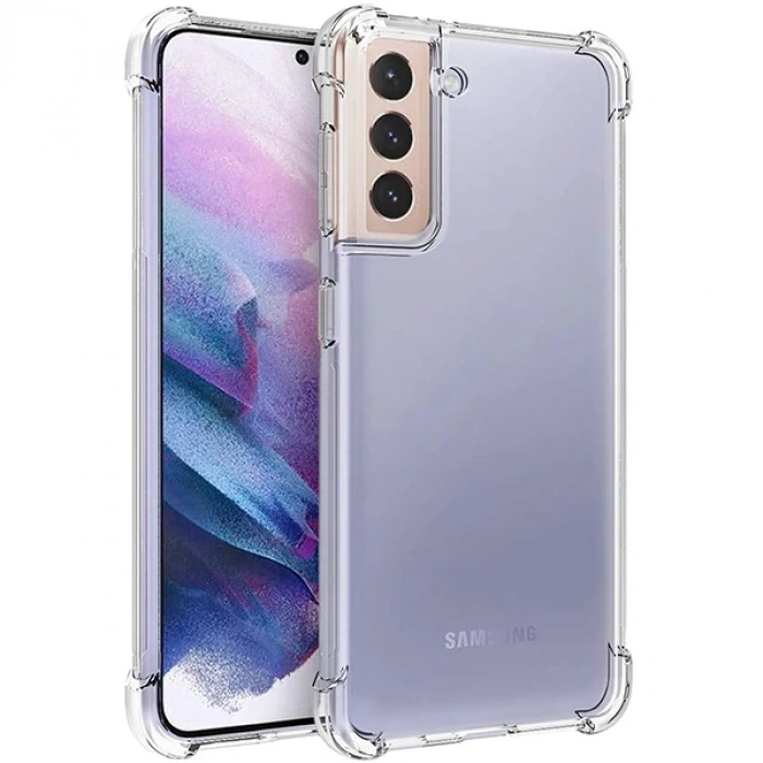 SM Galaxy S21 Plus S30 Plus Shockproof Darbe Emici Silikon Kılıf-(5775)