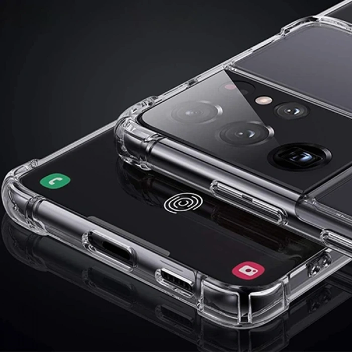 SM Galaxy S21 Ultra - S30 Ultra Shockproof Darbe Emici Silikon Kılıf-(5775)