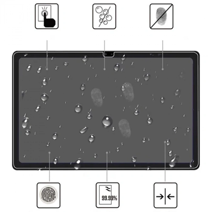 SM Galaxy Tab A7 10.4 (2020) T500/T505 Tempered Cam Ekran Koruyucu-(5775)
