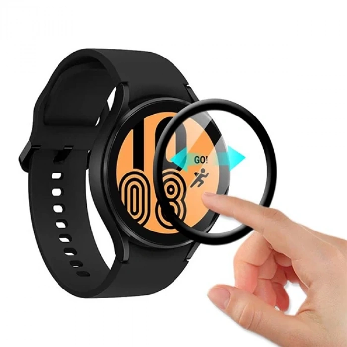 Sm Galaxy Watch 4 40mm 3D Full Kaplama Ekran Koruyucu PET+PMMA-(5775)