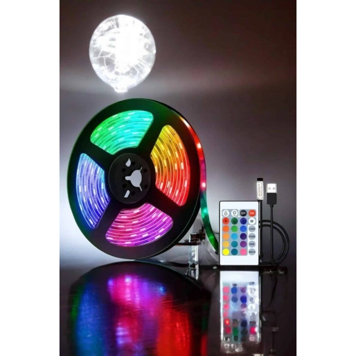Smart Şerit Led TV Arkası Renkli Kumandalı 10 Metre