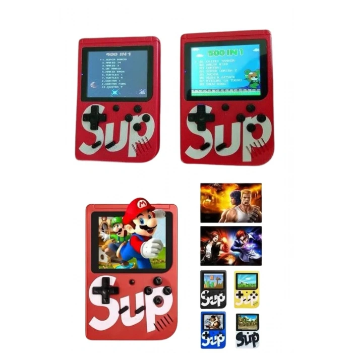 Sup Atari Retro 400 Nostalji Oyunlu Mini Atari Taşınabilir Oyun Konsolu
