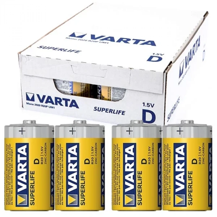 Superlife Çinko Büyük D Boy Pil 24lü Paket