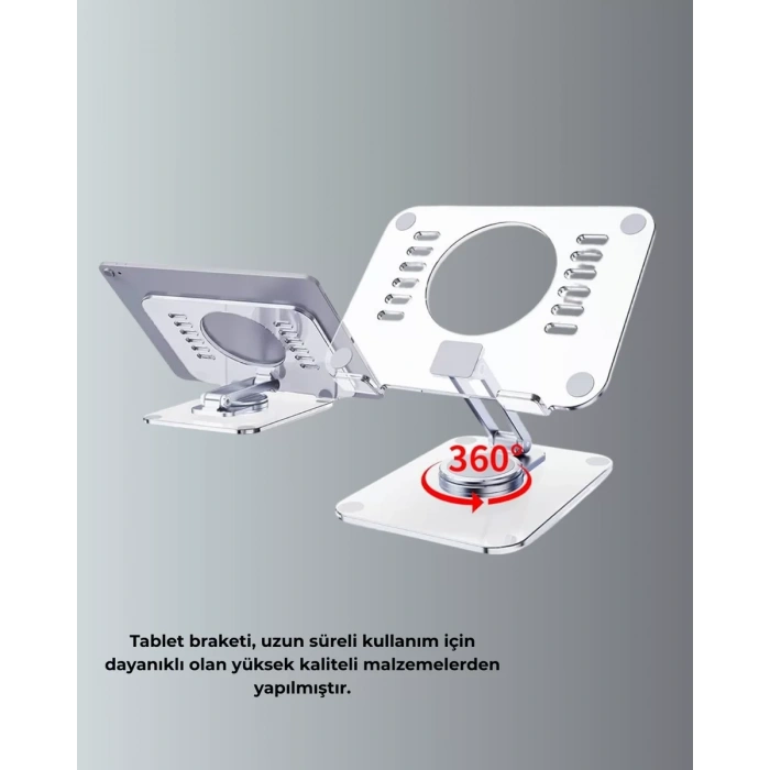 Taşınabilir Katlanır Tablet Braketi Masaüstü Stand Yeni Nesil