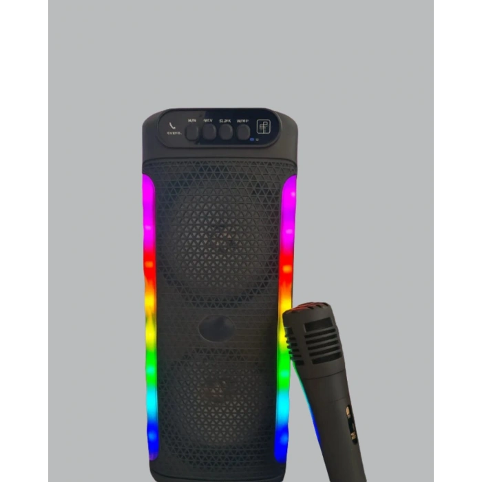Taşınabilir Şarjlı Hoparlör USB SD Kart AUX Girişli