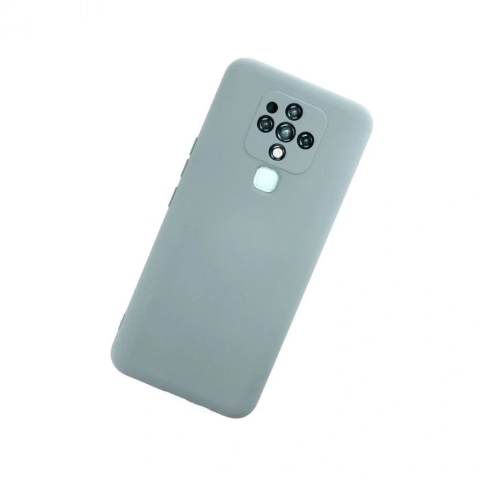 Tecno Camon 16 Kılıf Nano İçi Kadife Silikon - Buz Mavisi