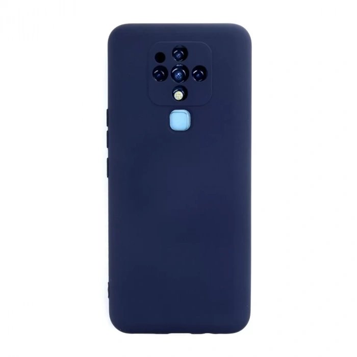 Tecno Camon 16 Kılıf Nano İçi Kadife Silikon - Lacivert