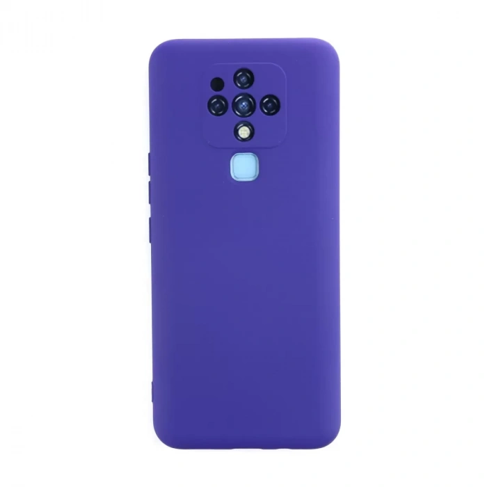 Tecno Camon 16 Kılıf Nano İçi Kadife Silikon - Mor